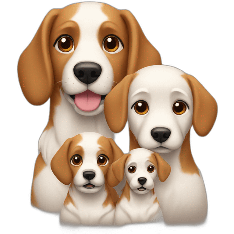 Dog family  emoji