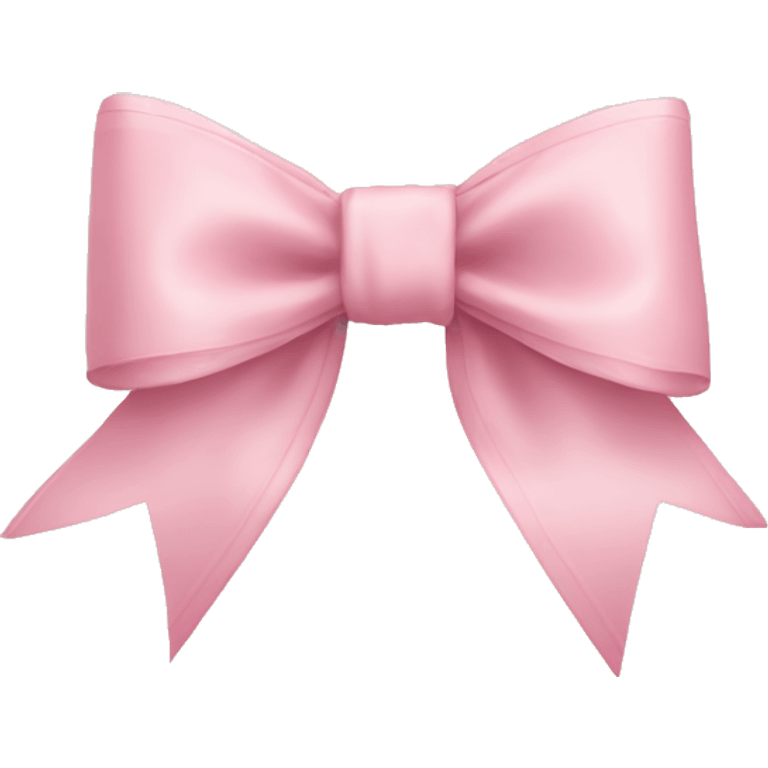 Light pink elegant bow  emoji