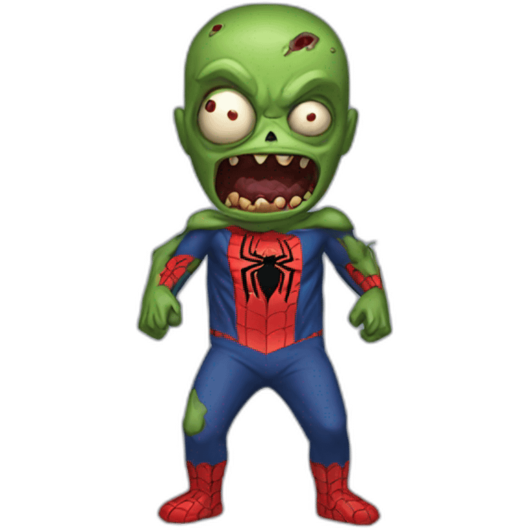 Spiderman zombie emoji