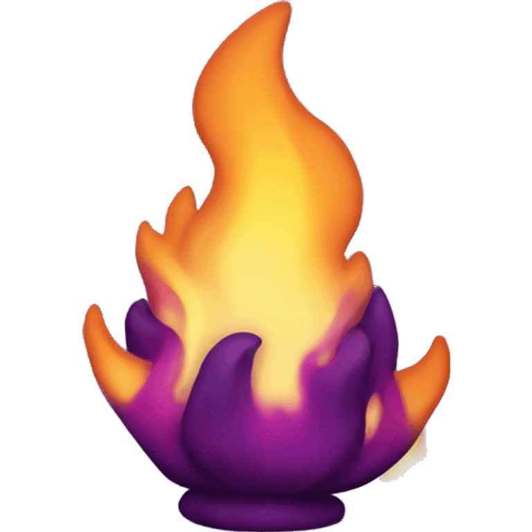 Purple Fire only purple emoji