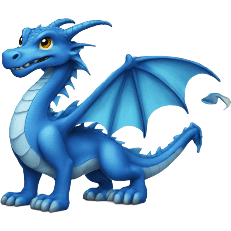 Blue dragon  emoji