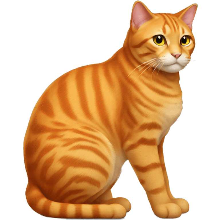 big ass orange cat emoji