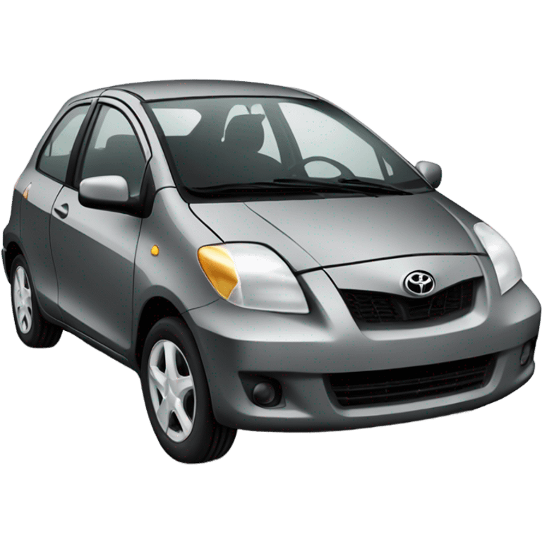 2006 toyota yaris grey emoji