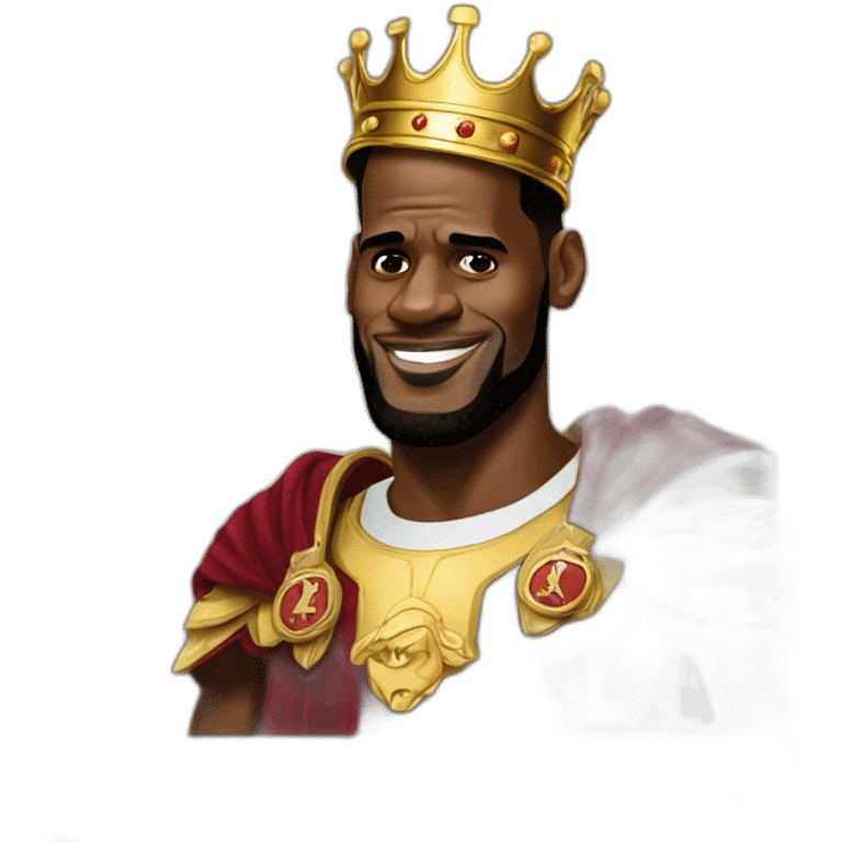 King Lebron James emoji