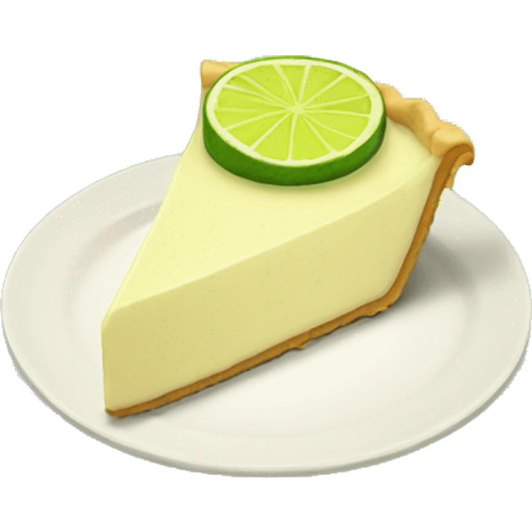 Key lime pie emoji