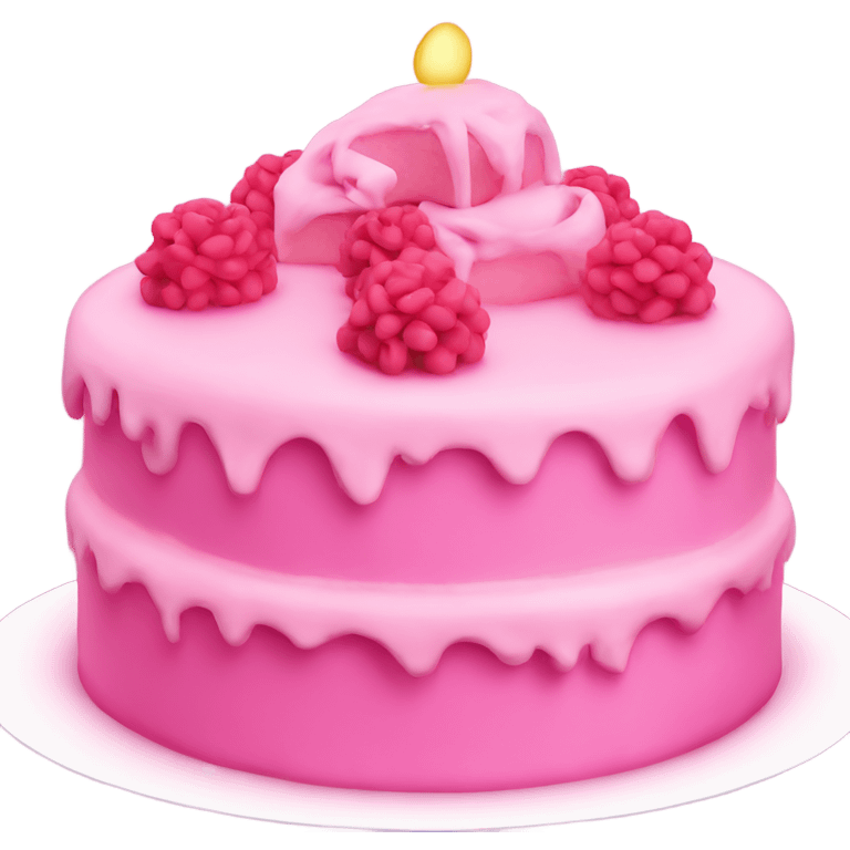 Cake pink emoji