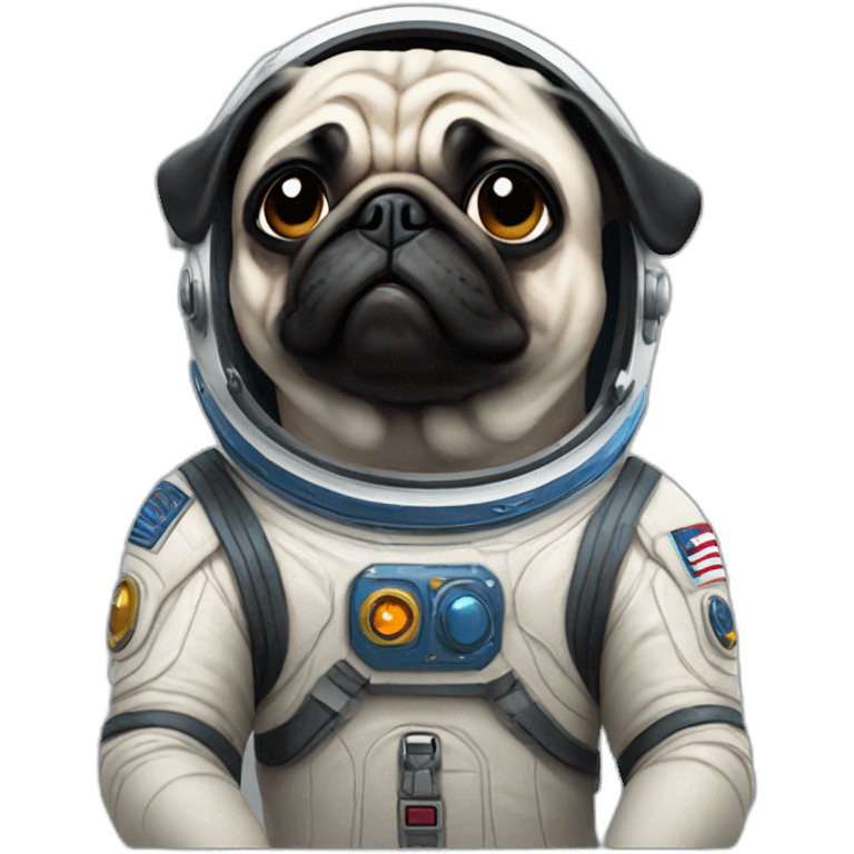 space pug emoji