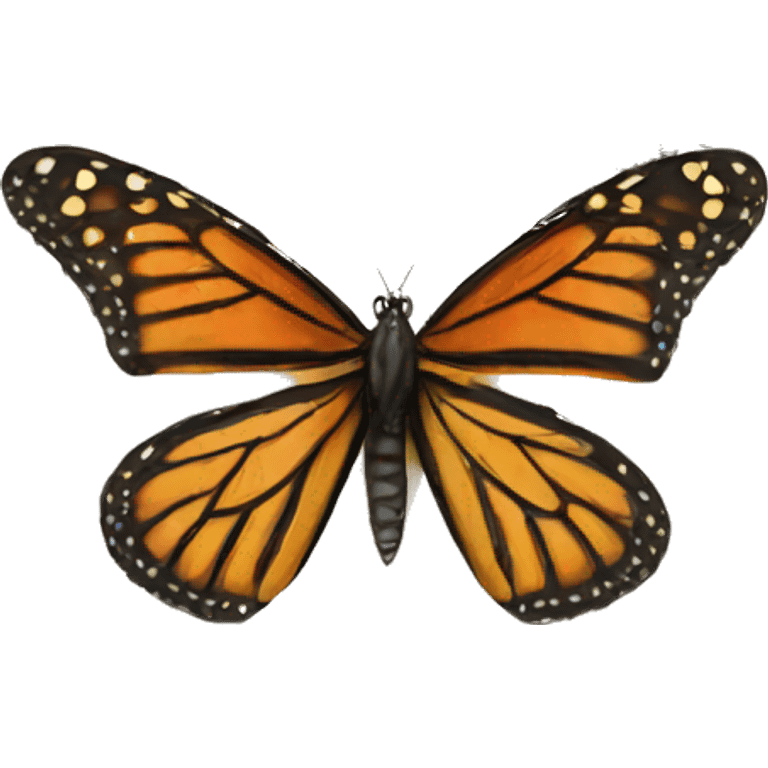 monarch butterfly  emoji