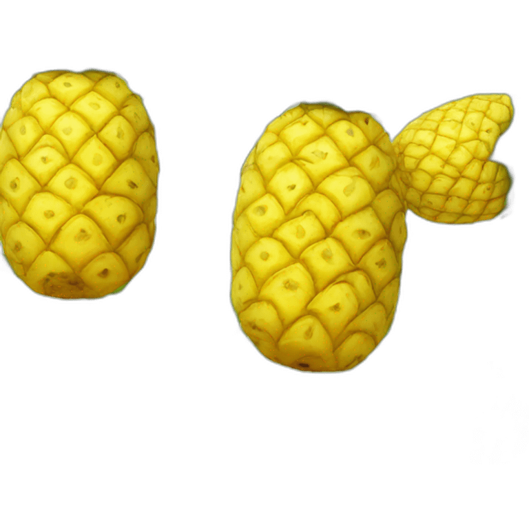 Happy ananas emoji