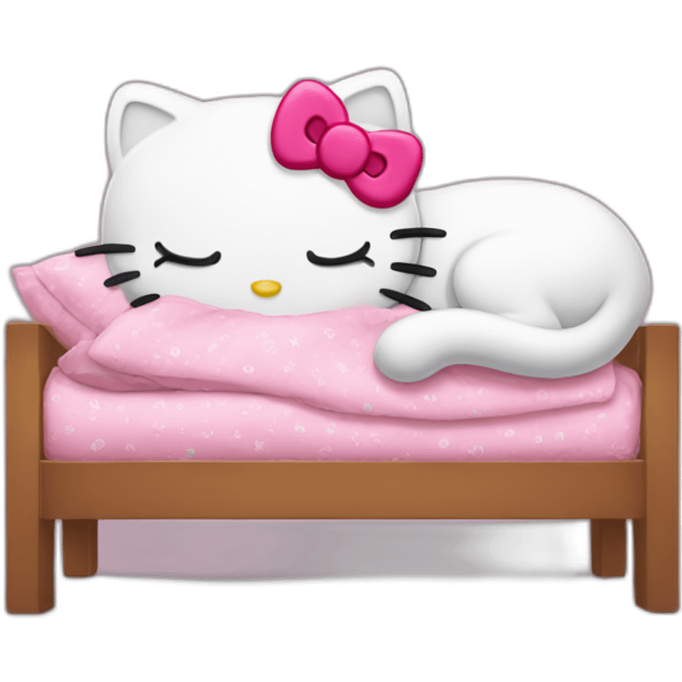 Hello kitty sleeps emoji