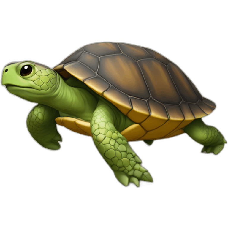 Tortue enervée emoji