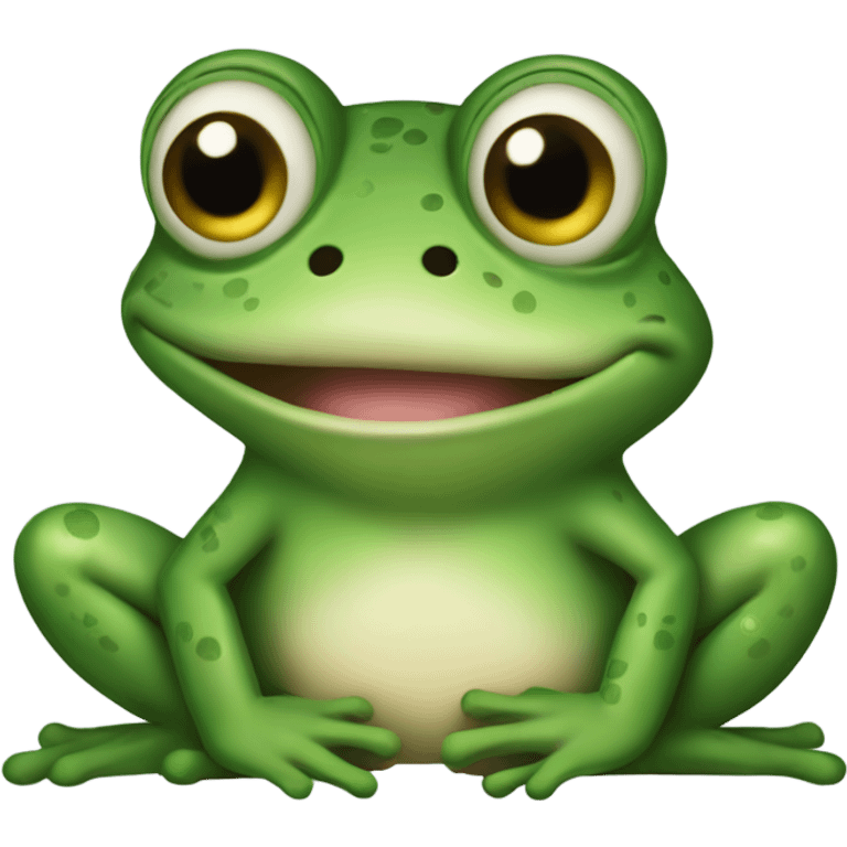 Frog artist cottagecore emoji