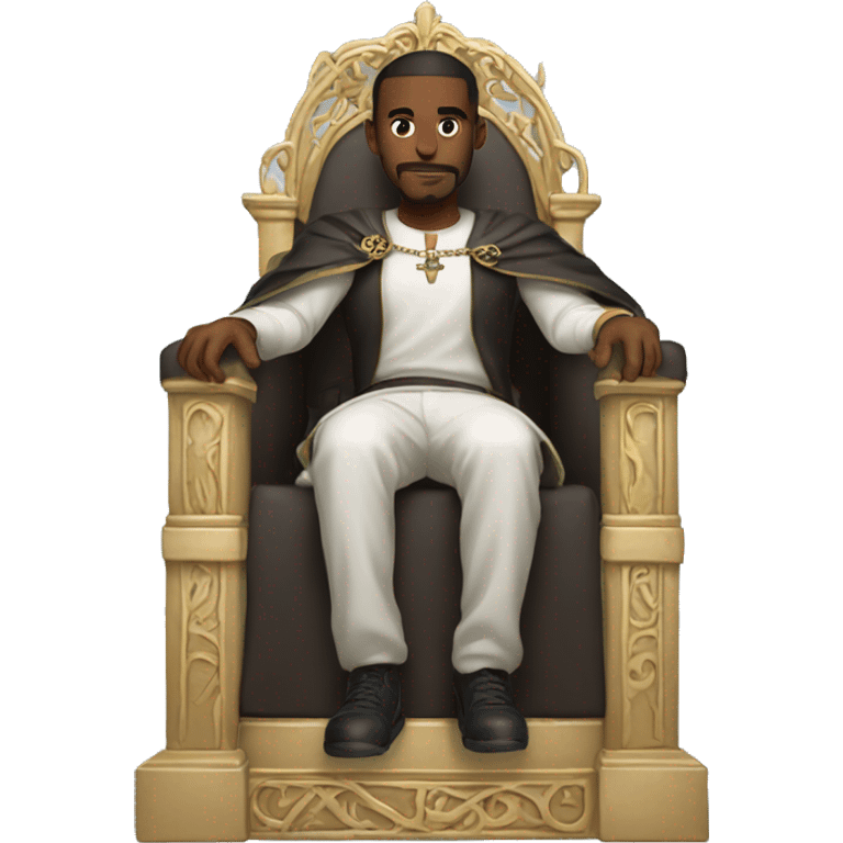 الله in the his throne emoji