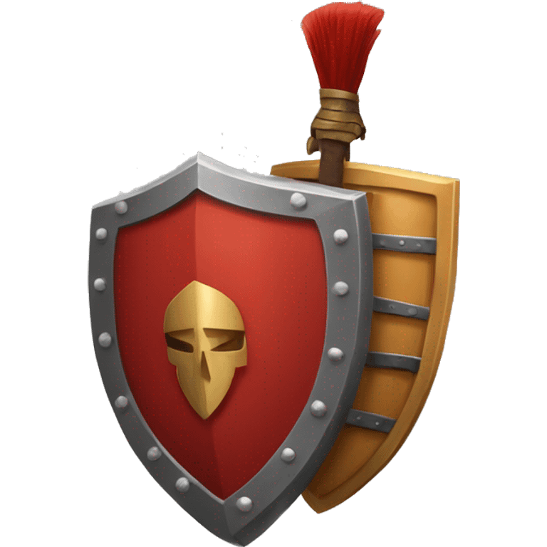 gladiator red shield emoji