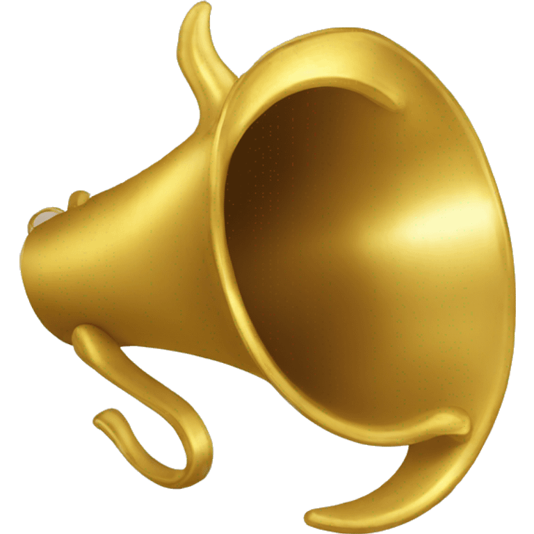 short gold horns emoji