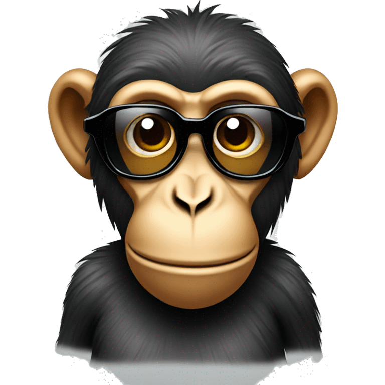 A monkey wearing sunglasses  emoji