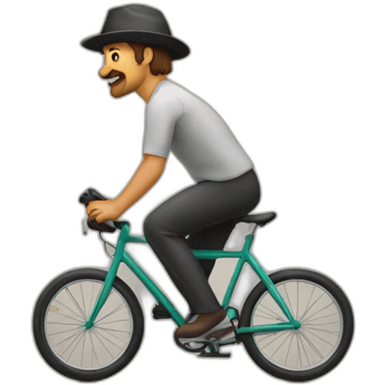 Borracho en bici emoji