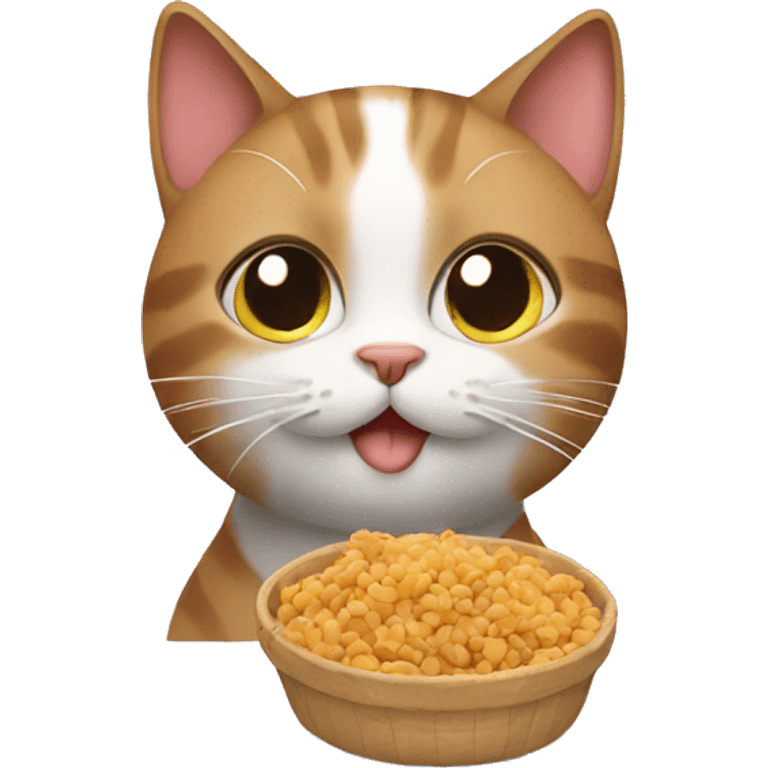 cat with food emoji