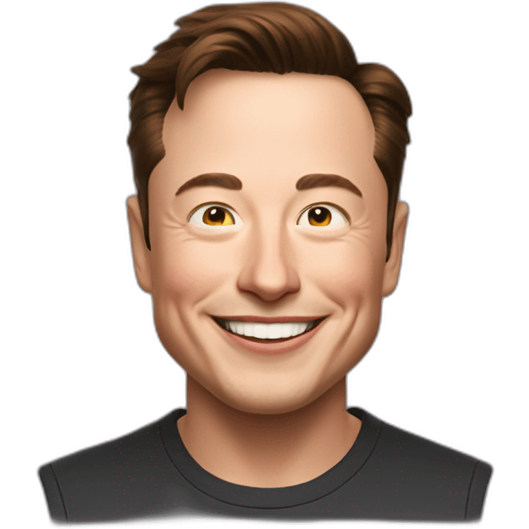 elon musk happy emoji