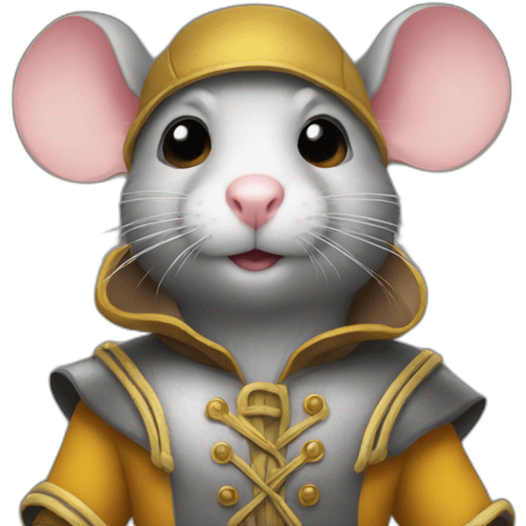 rat in costume emoji