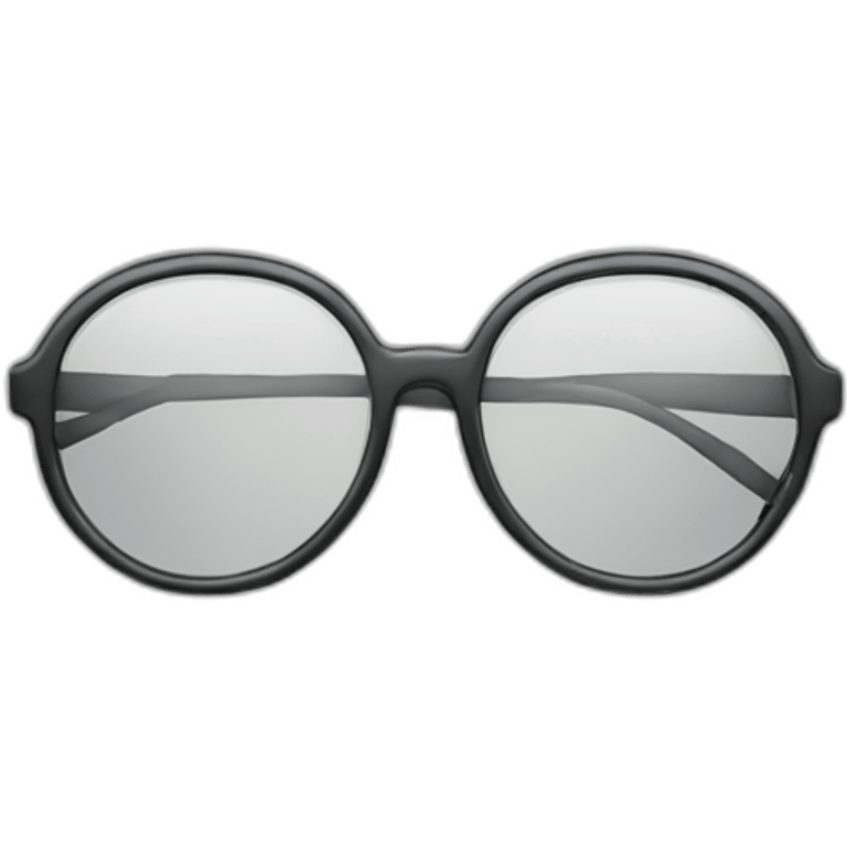 Rounded-glasses emoji