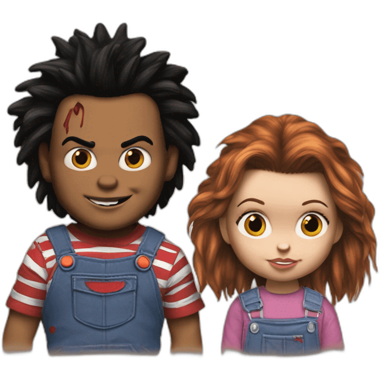 Chucky et tiff emoji