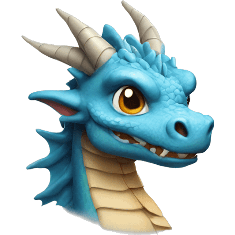 Dragon wearing bow on head  emoji