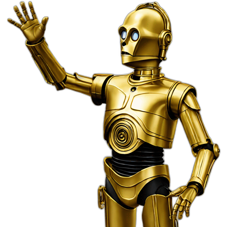 C3PO waving emoji