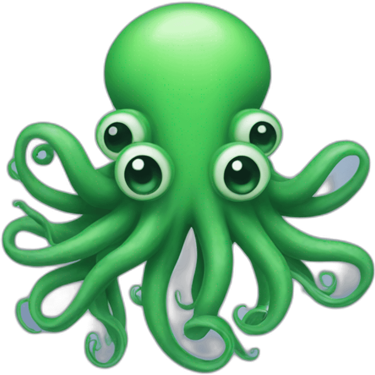 tentacule verte emoji