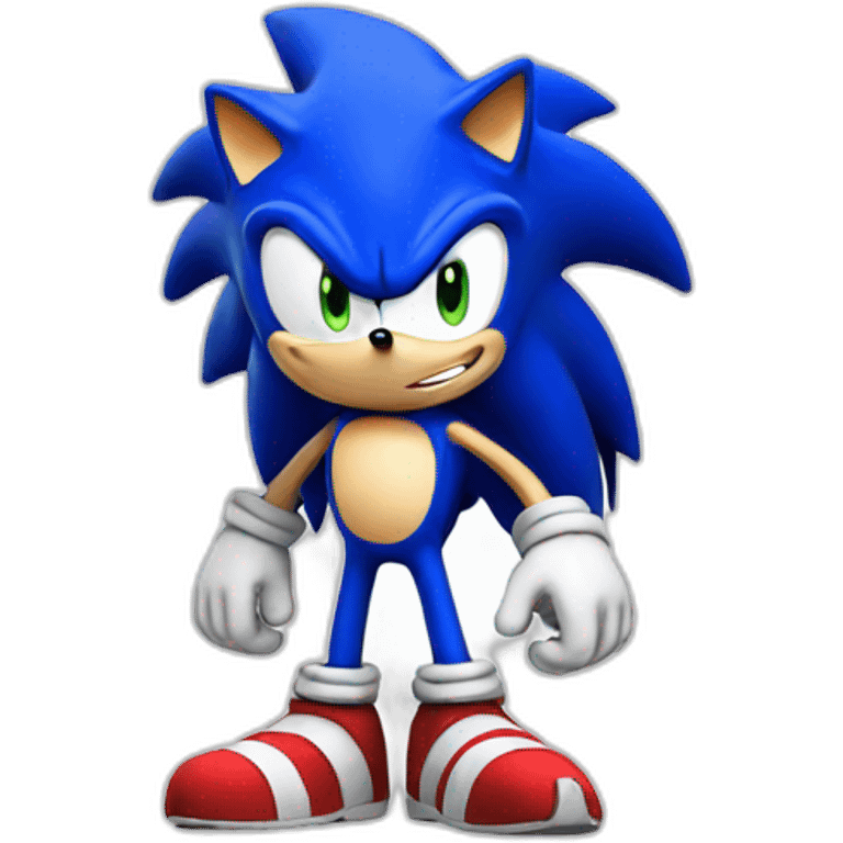 Sonic different emoji