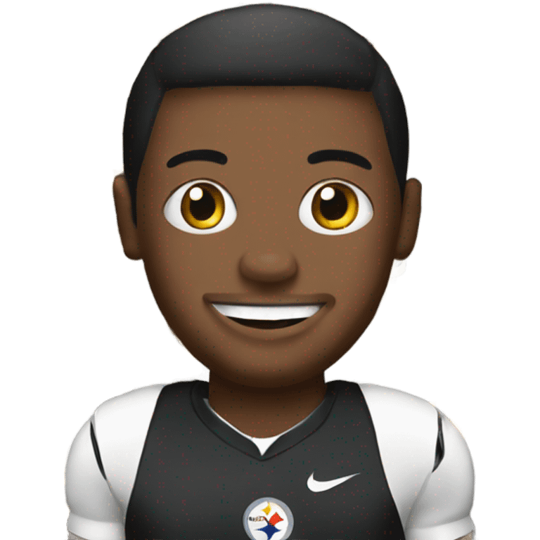 Steelers football player cooking emoji