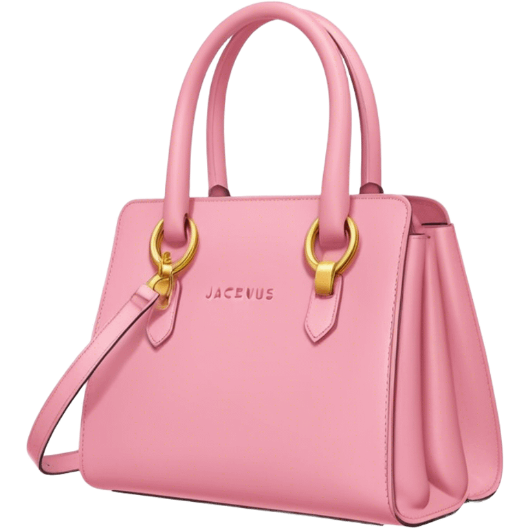 pink jacquemus brand bag emoji