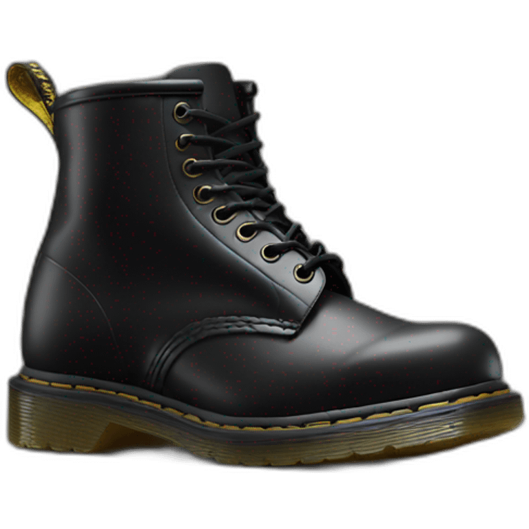 Dr marten’s shoes black emoji