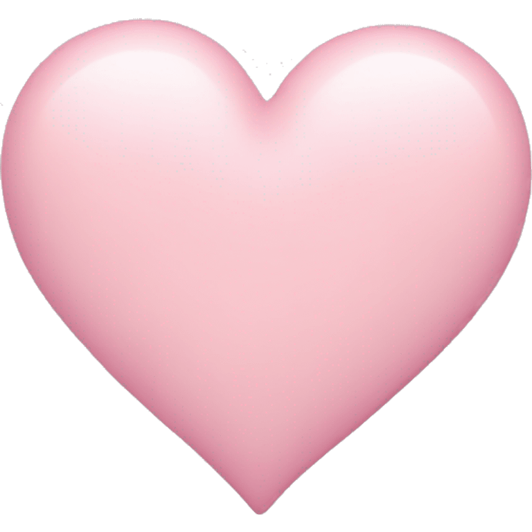 Pastel pink heart emoji