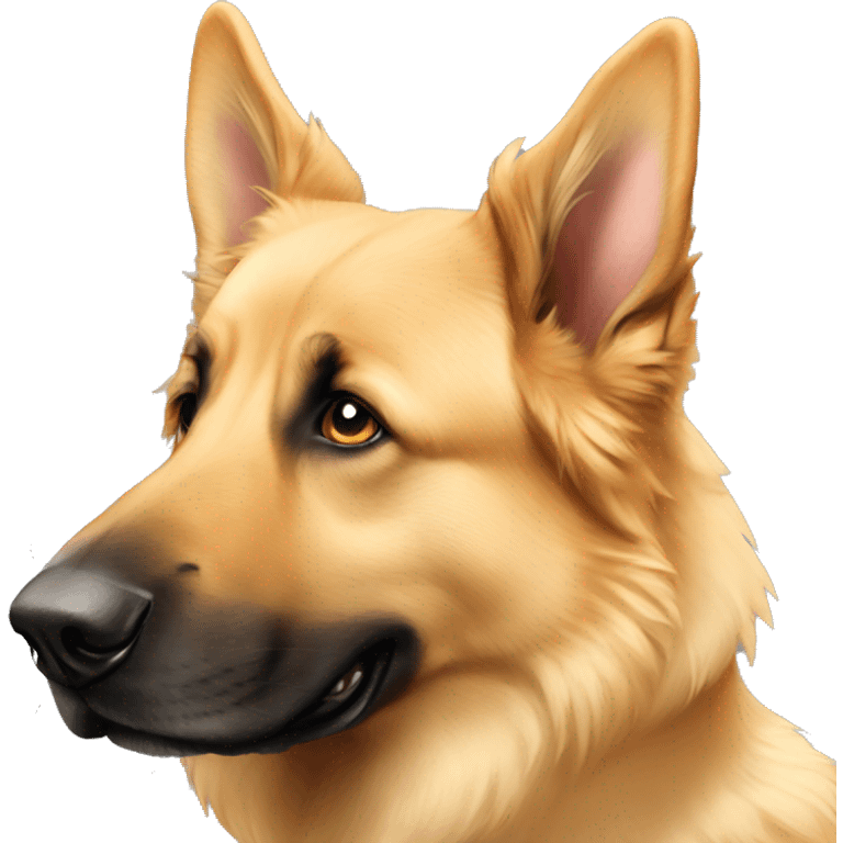 Golden Shepherd  floppy ears emoji