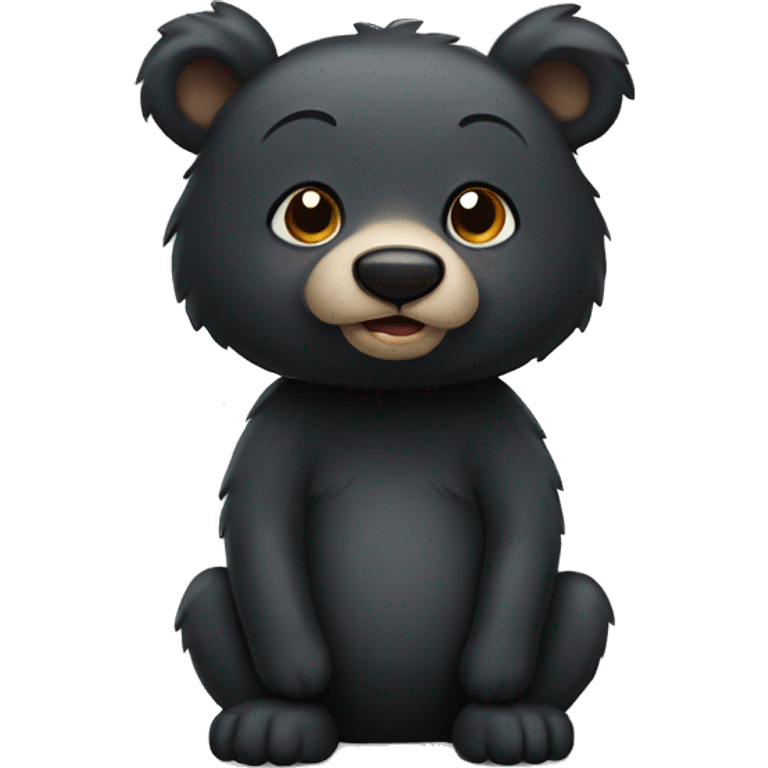 Black bear emoji