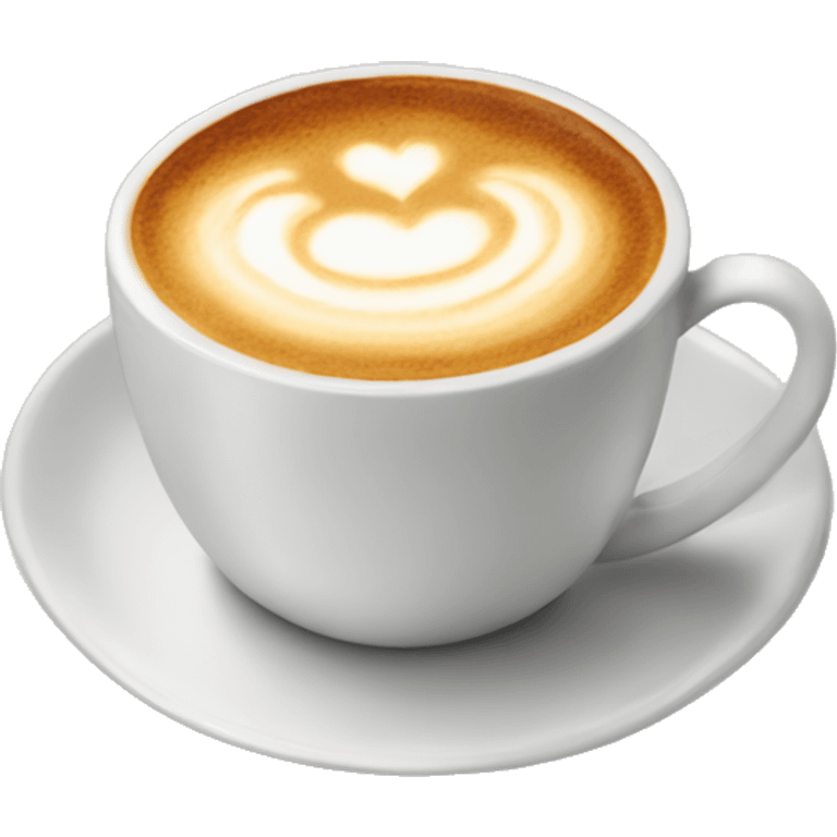 A cappuccino  emoji