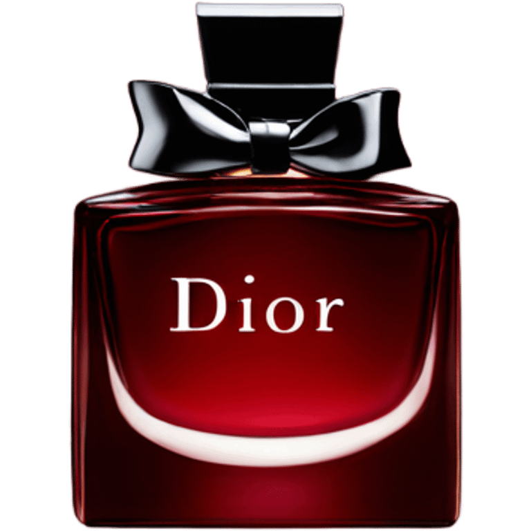 Dark red Dior parfum  emoji