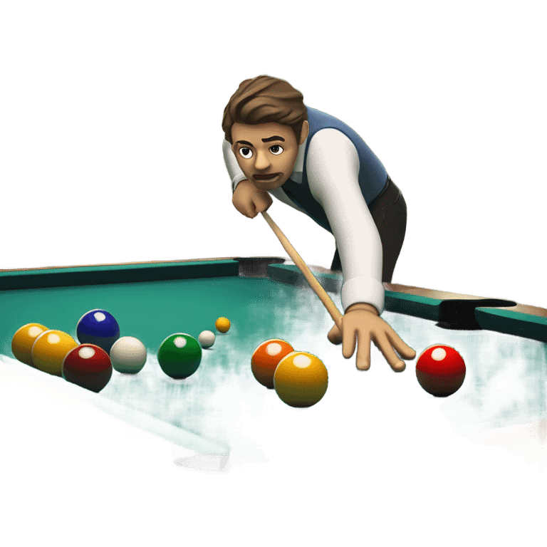 Ok that plays pool emoji