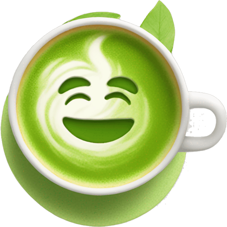 Matcha latte  emoji