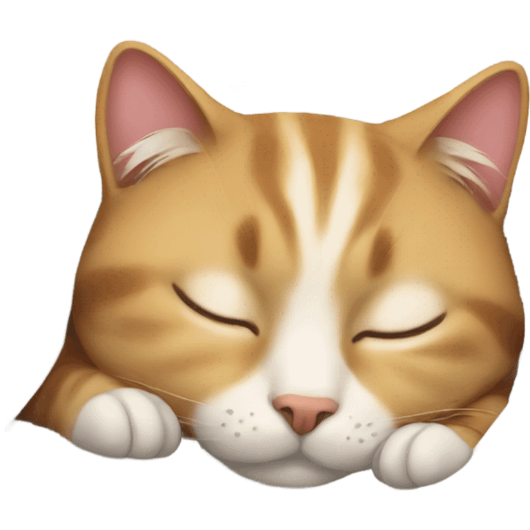 Cat sleeping  emoji