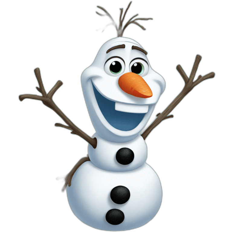 Disney Frozen Olaf emoji