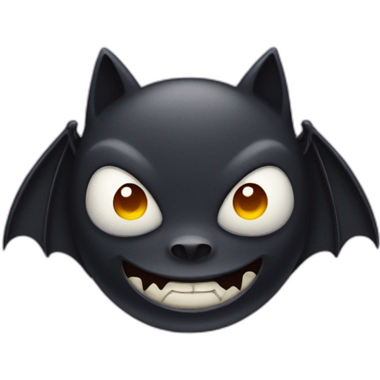 scary bat emoji