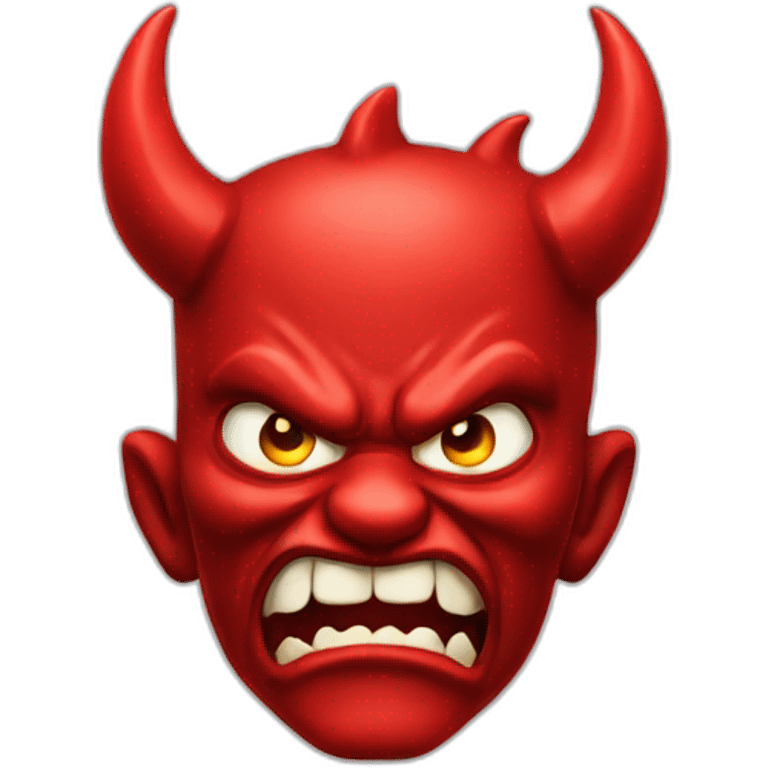 angry devil red emoji