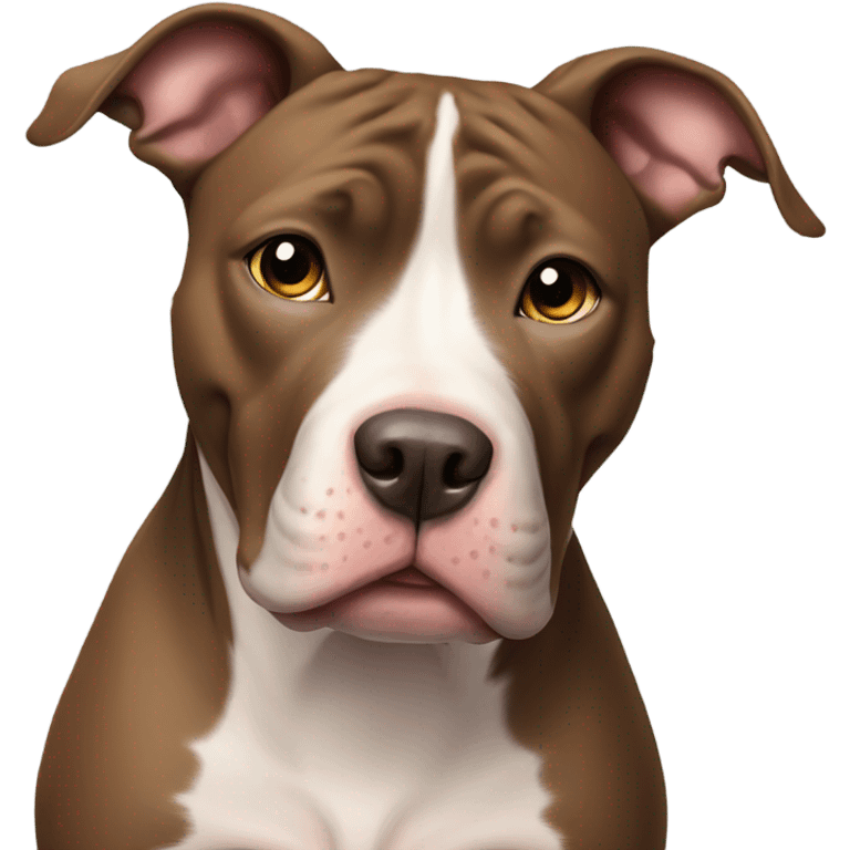 Adorable kind pitbull emoji