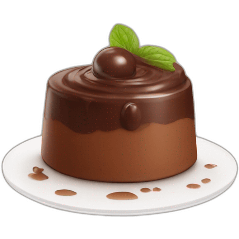 Mousse au chocolat emoji