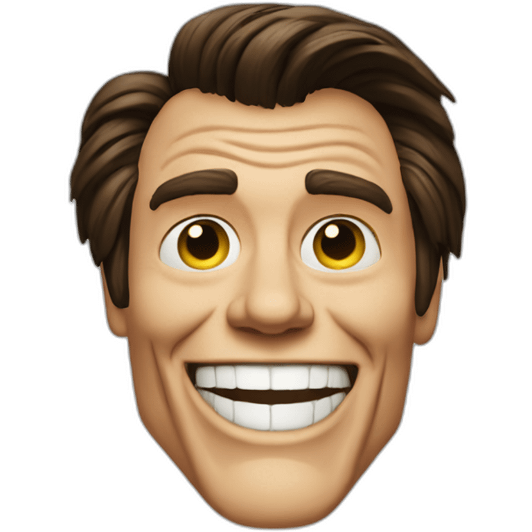 Jimmy Carrey the mask smiling emoji