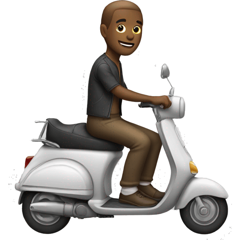 Man on a scooter emoji