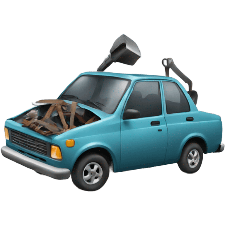 Scrap car emoji