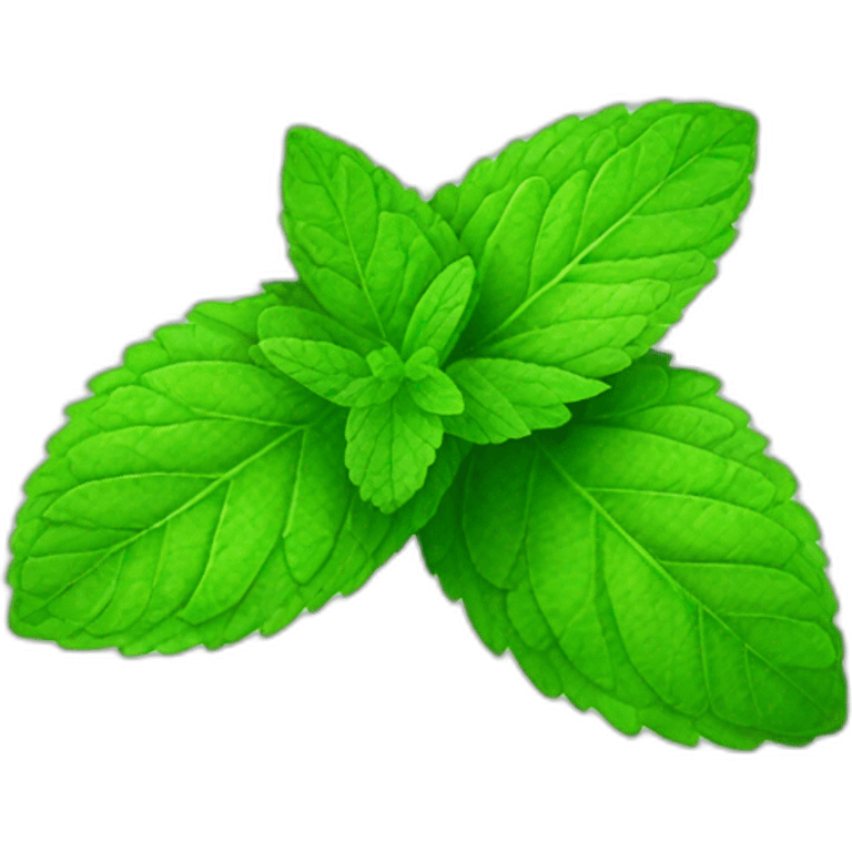 mint leaf emoji